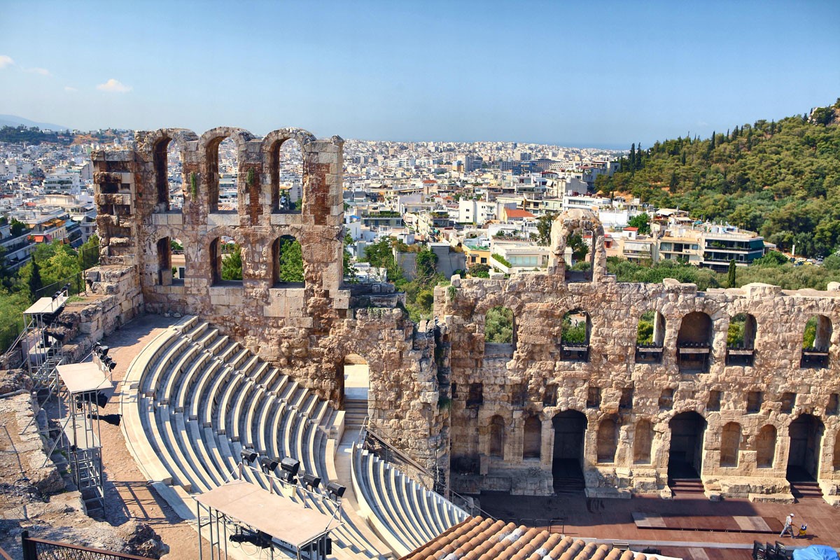 Театра Ирода Аттического. Фото - Екатерины Сизинцевой