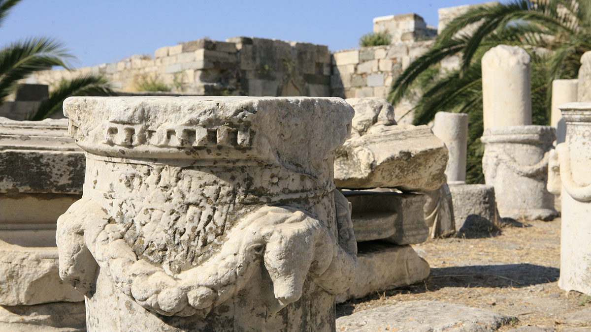 Руины замка рыцарей. Кос