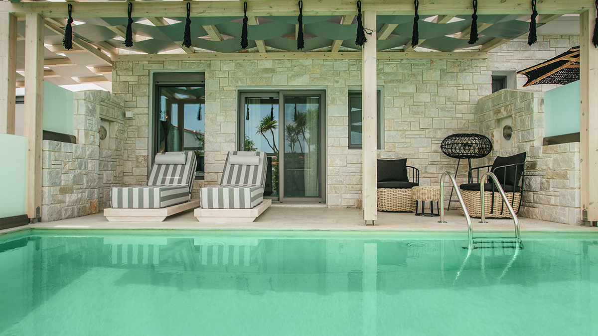 Double Suite Side Sea View with Private Pool